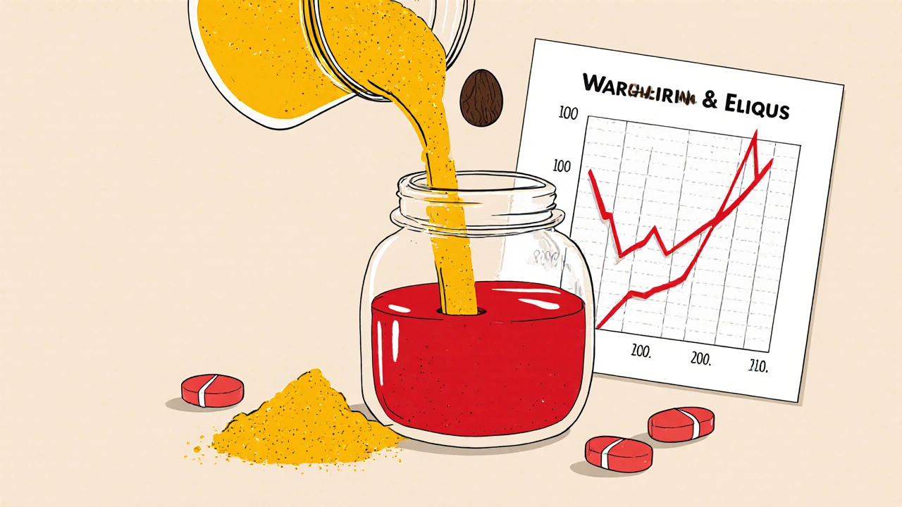 Curcuma et poivre noir avec anticoagulants : les risques réels à connaître