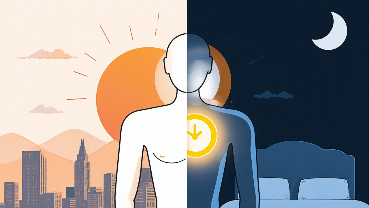 Troubles du rythme circadien : Jet lag et trouble du phase de sommeil retardé