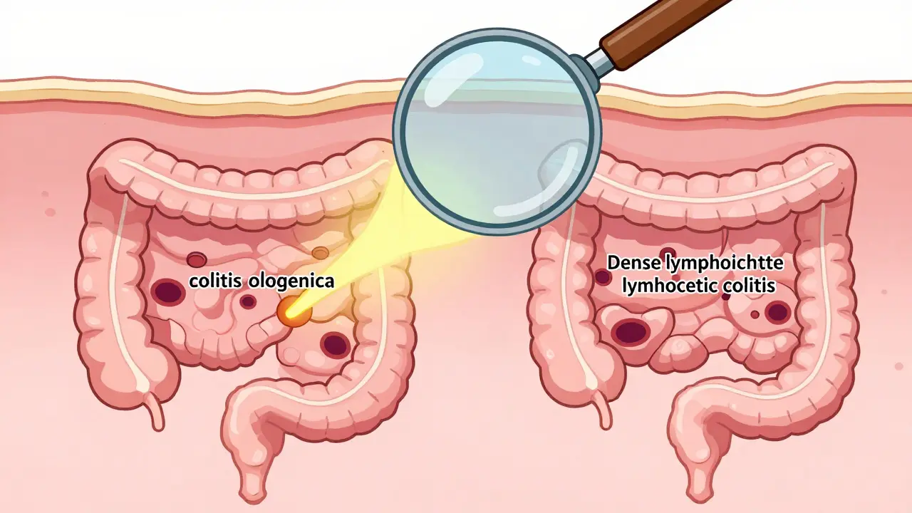 Colite microscopique : diarrhée chronique et traitement par budesonide