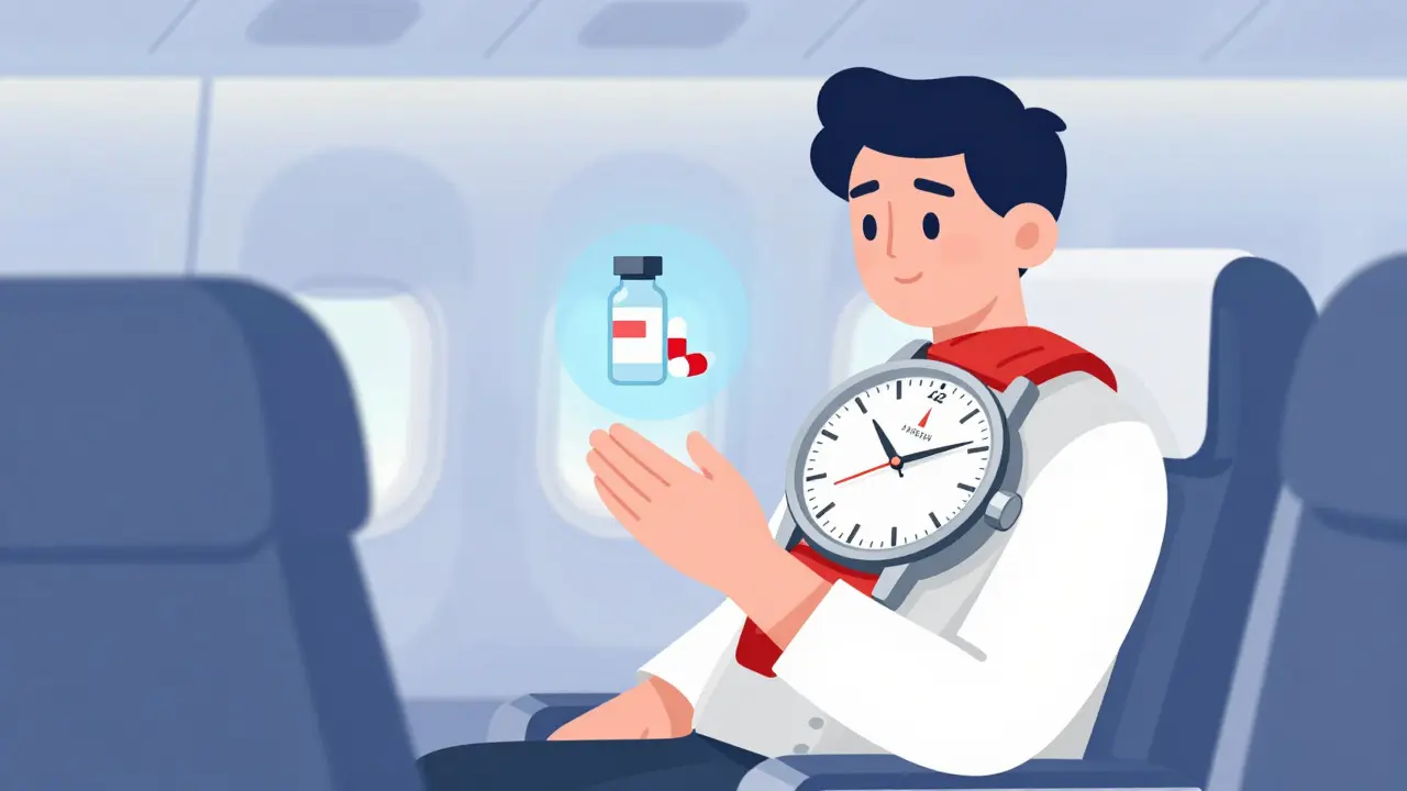 Comment respecter les horaires de prise de médicaments sensibles au temps lors d’un vol