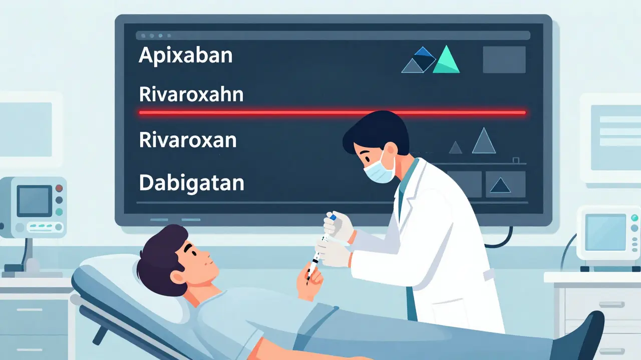 Médecin administre un antidote en urgence dans une salle d'urgence.