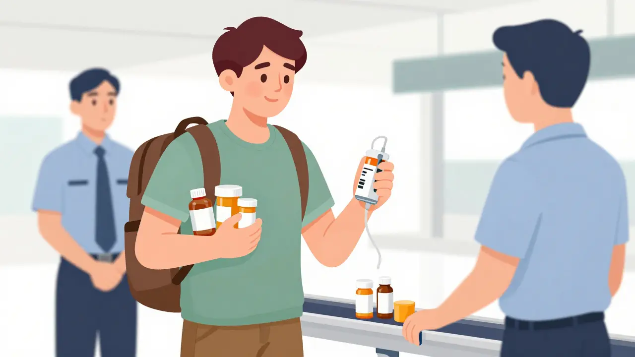 Règles TSA pour voyager avec des médicaments sur ordonnance en avion