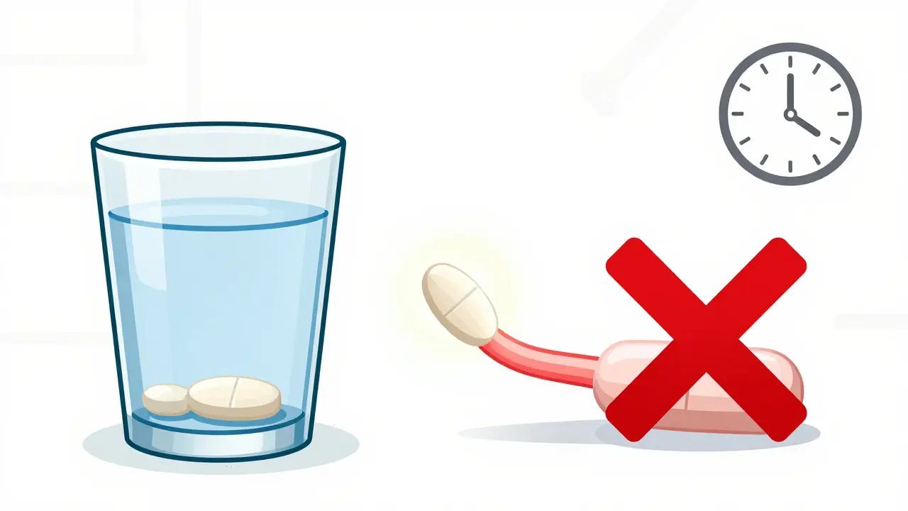 Bisphosphonates et suppléments de calcium : les problèmes d'absorption