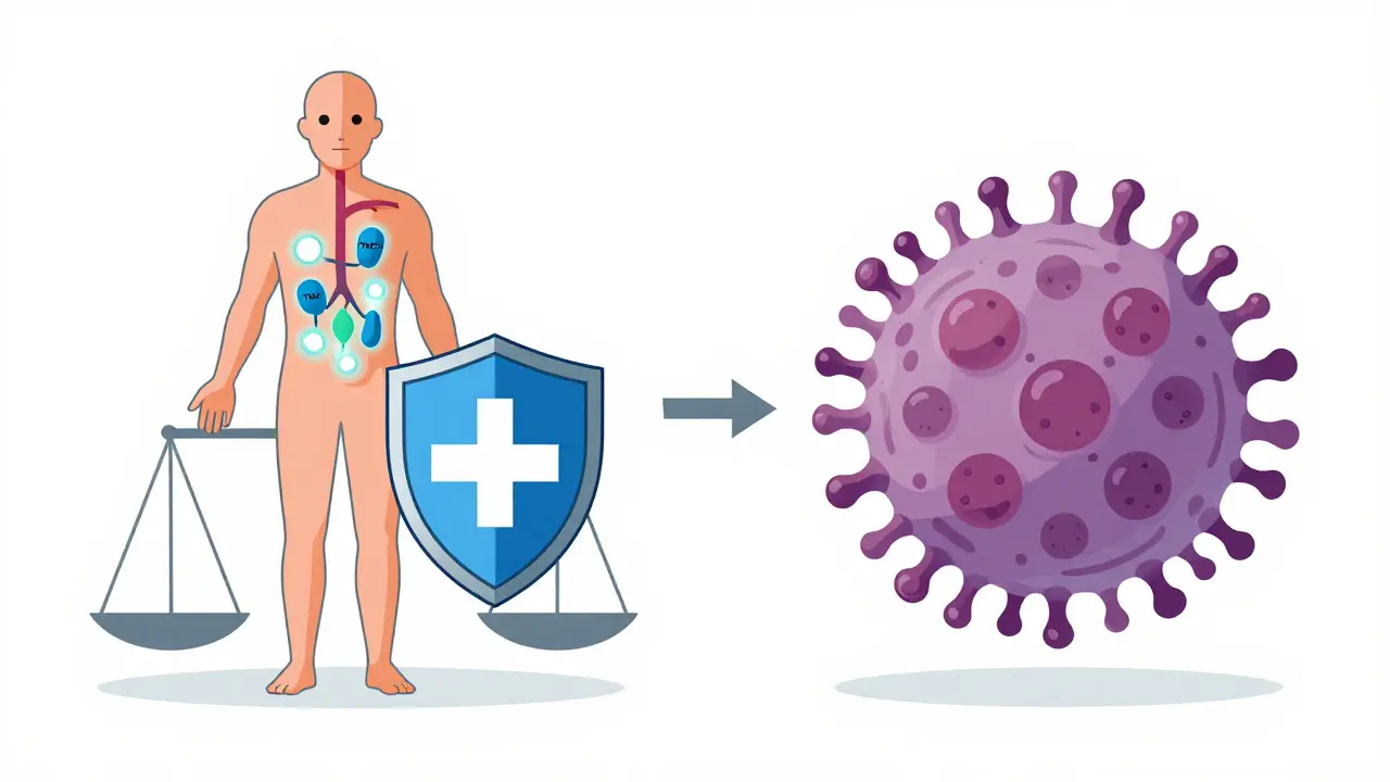 Biologiques et immunosuppression : les inhibiteurs du TNF et le risque de cancer