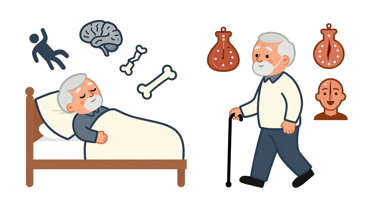 Comparaison entre les dangers des opioïdes et les alternatives thérapeutiques sûres.