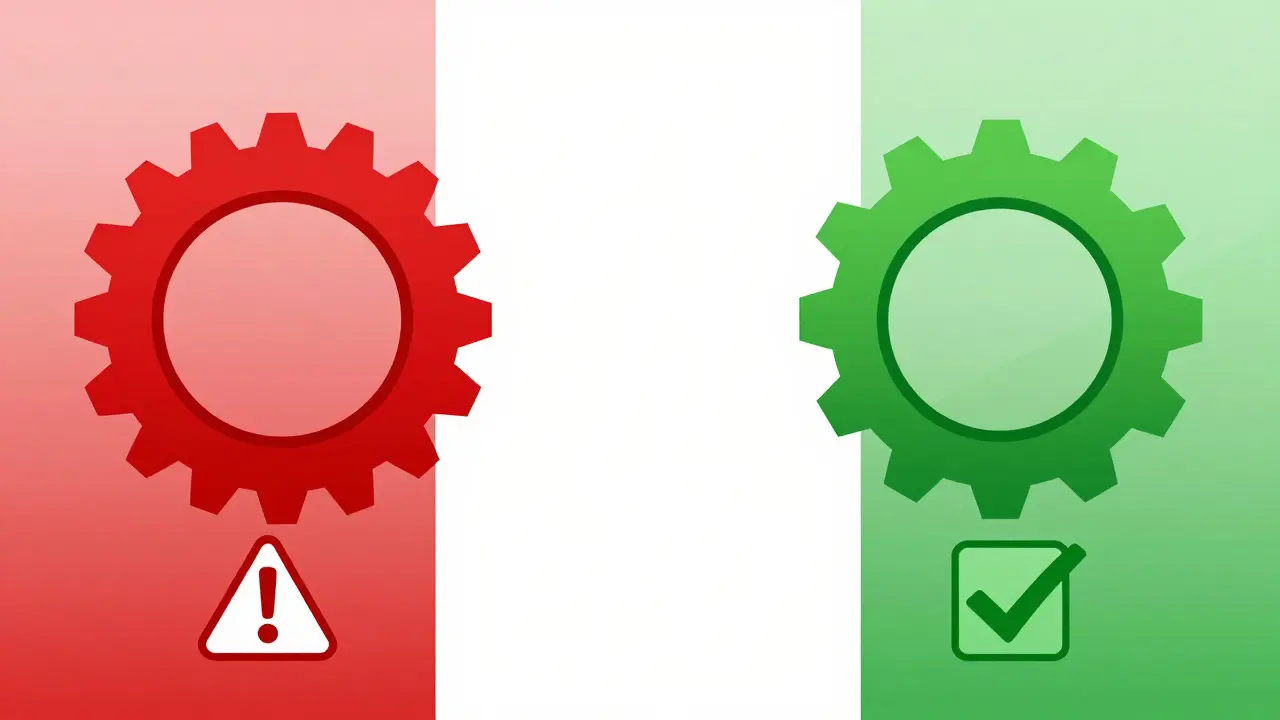 Comparaison visuelle entre le risque de la clarithromycine et la sécurité de l'azithromycine.