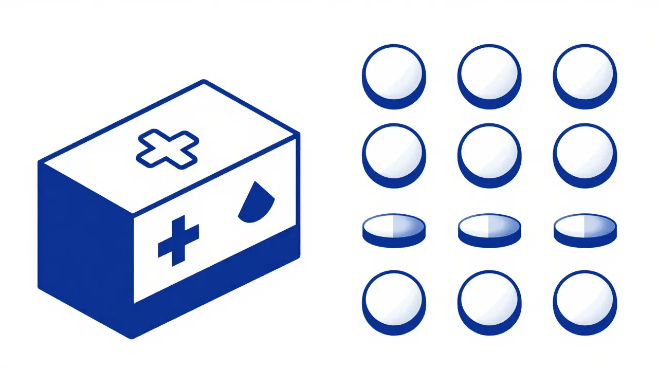 Comparaison visuelle entre médicament de marque et générique moins cher