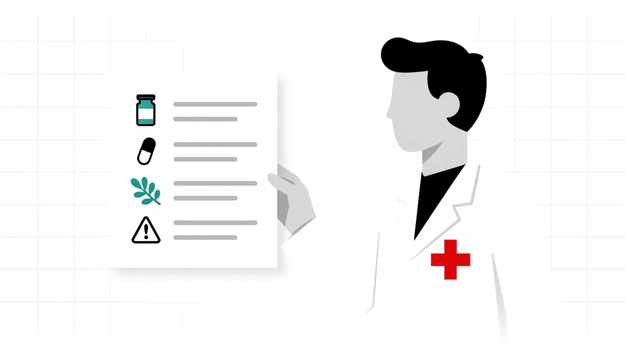 Pharmacien géométrique vérifiant une liste de médicaments et compléments